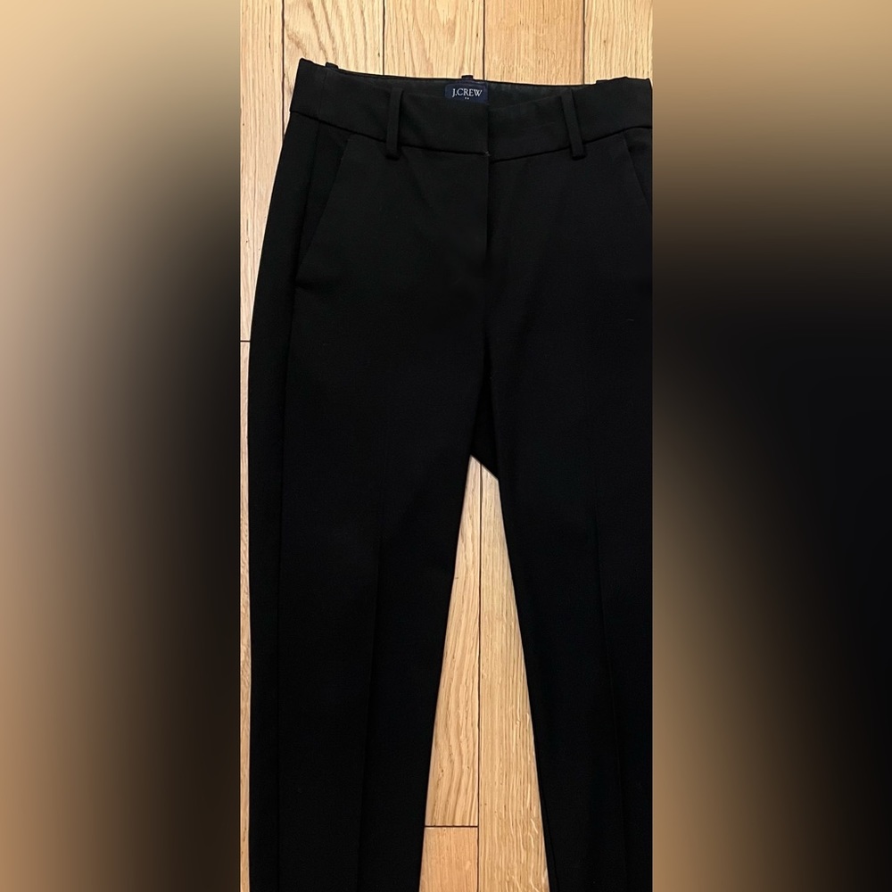 Black J-Crew Cropped Ruby Pants - image 2